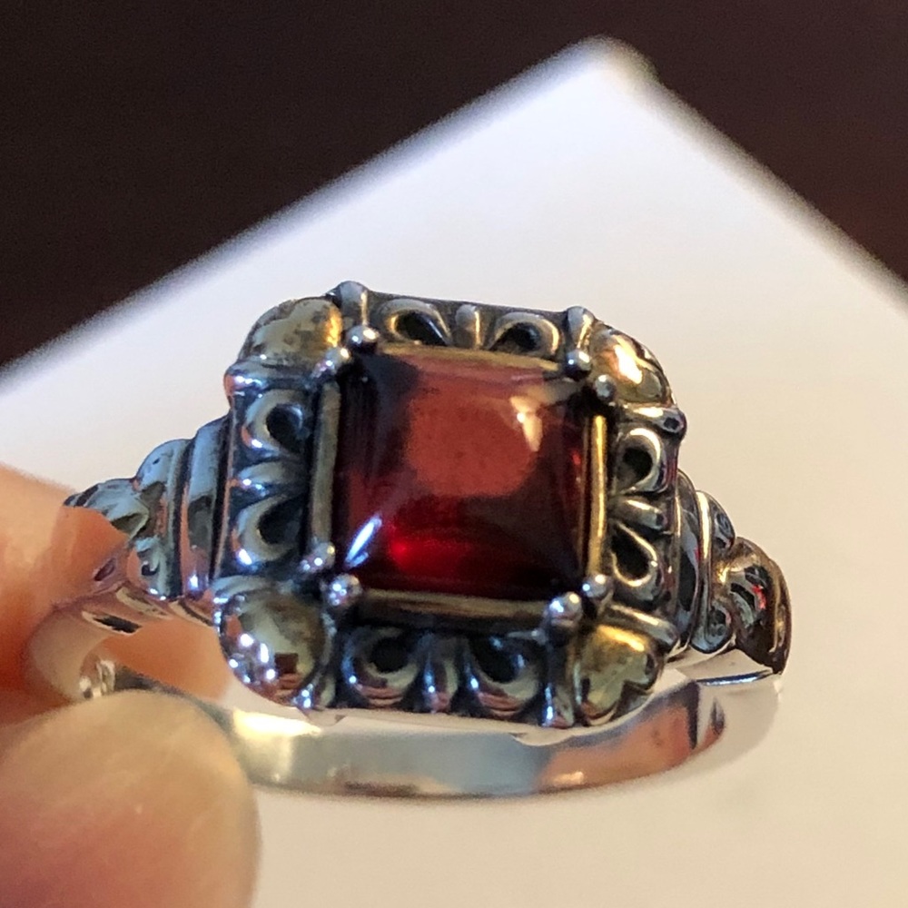 Red Garnet Ring